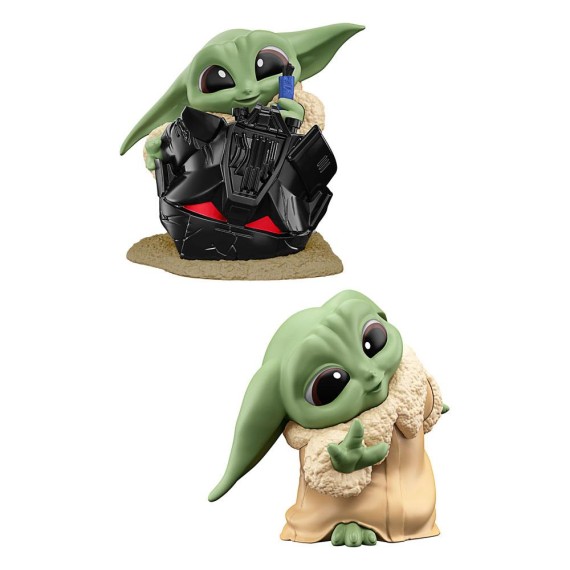 Star Wars Bounty Collection Figure 2er-Pack Grogu Helmet Hijinks & Peek-A-Boo 6 cm