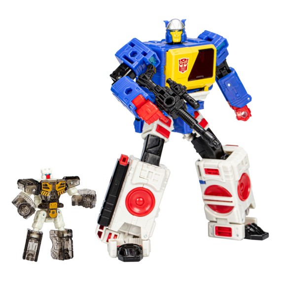 Transformers Generations Legacy Evolution Voyager Class AktionFigure Twincast und Autobot Rewind 18 cm