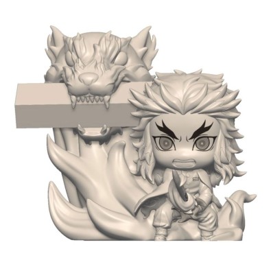 Demon Slayer: Kimetsu no Yaiba Hold PVC Statue Rengoku Kyojuro 8 cm Demon Slayer: Kimetsu no Yaiba Hold PVC Statue Rengoku Kyojuro 8 cm
