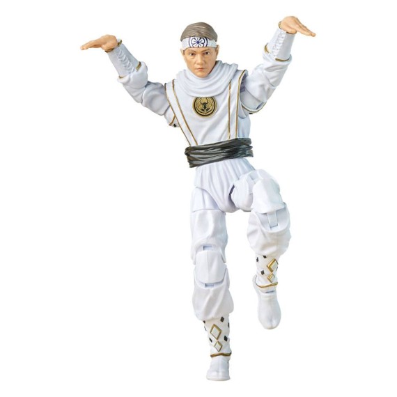 Power Rangers x Cobra Kai Ligtning Collection Action Figure Morphed Daniel LaRusso White Crane Ranger 15 cm