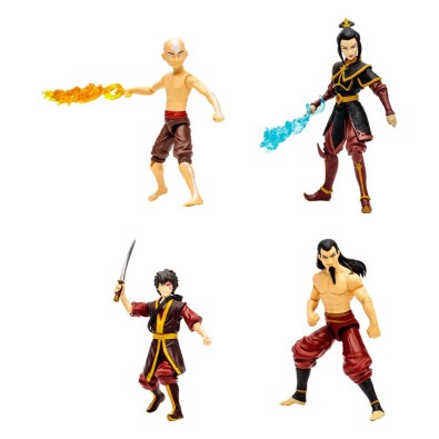 Avatar - The Last Airbender Action Figures 4er-Pack Final Battle 13 cm Avatar - The Last Airbender Action Figures 4er-Pack Final Battle 13 cm
