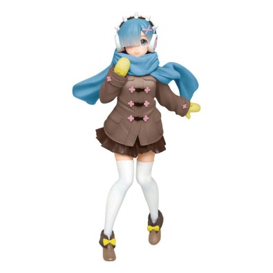 Re:Zero Precious PVC Statue Rem Winter Coat Ver. Renewal 23 cm