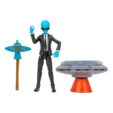 Fortnite Emote Series Action Figure Human Bill & Lil' Saucer