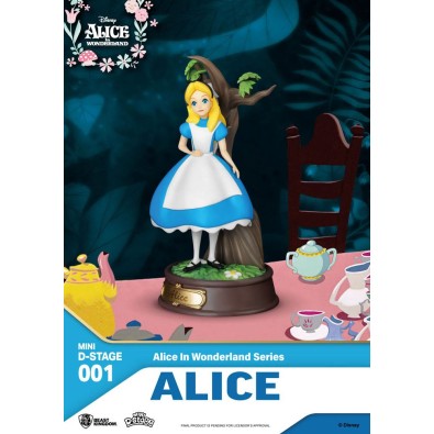 Alice in Wonderland Mini Diorama Stage PVC Statue Alice 10 cm Alice in Wonderland Mini Diorama Stage PVC Statue Alice 10 cm