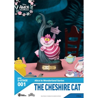 Alice in Wonderland Mini Diorama Stage PVC Statue The Cheshire Cat 10 cm Alice in Wonderland Mini Diorama Stage PVC Statue The Cheshire Cat 10 cm