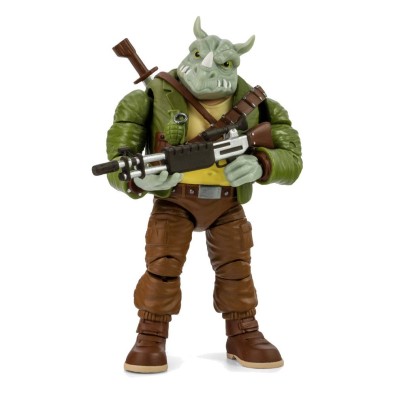 Teenage Mutant Ninja Turtles BST AXN Action Figure Rocksteady 13 cm