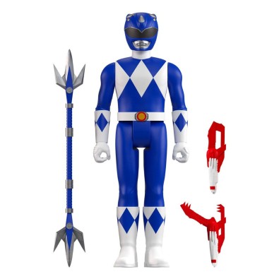 Mighty Morphin Power Rangers ReAction Action Figure  Wave 3 Blue Ranger 10 cm