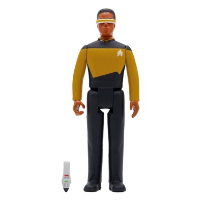 Star Trek: The Next Generation ReAction Action Figure Wave 2 Lt. CommanThe La Forge 10 cm