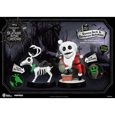 Nightmare Before Christmas Mini Egg Attack Figure 2er-Pack Santa Jack & Skeleton Reindeer 8 cm Nightmare Before Christmas Mini Egg Attack Figure 2er-Pack Santa Jack & Skeleton Reindeer 8 cm