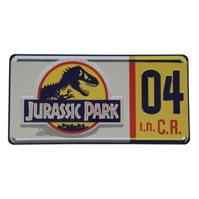Jurassic Park Replica 1/1 Dennis Nedry Licence Plate