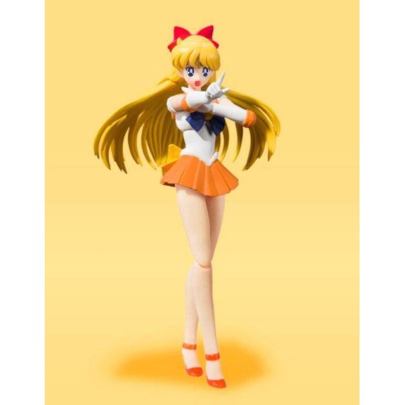 Sailor Moon S.H. Figuarts Action Figure Sailor Venus Animation Color Edition 14 cm