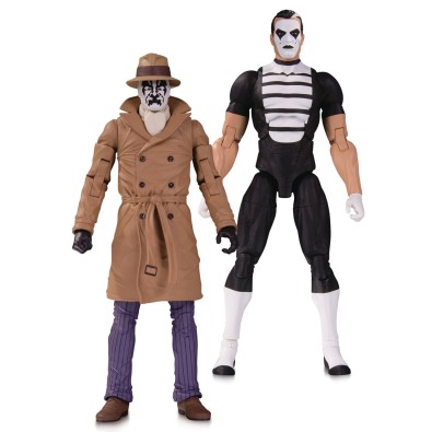 Doomsday Clock Action Figures Double Pack Rorschach & Mime 18 cm
