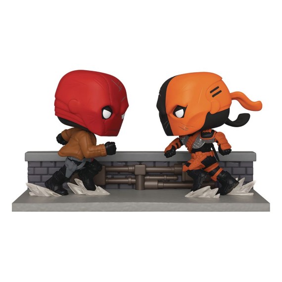 DC Comics POP Comic Moments! Vinyl Figure 2er-Pack Red Hood Vs Deathstroke 9 cm