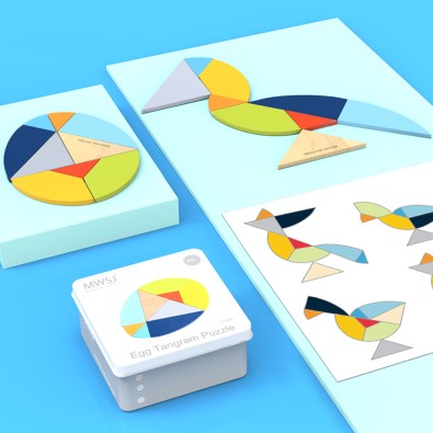 Egg Tangram Puzzle