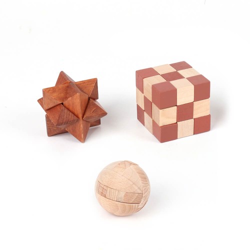 Mensa Wooden Cube Puzzle