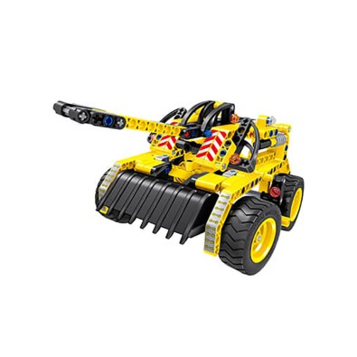 Mechanical Master: 2 in 1  Construction Bulldozer & Tank - 261pcs