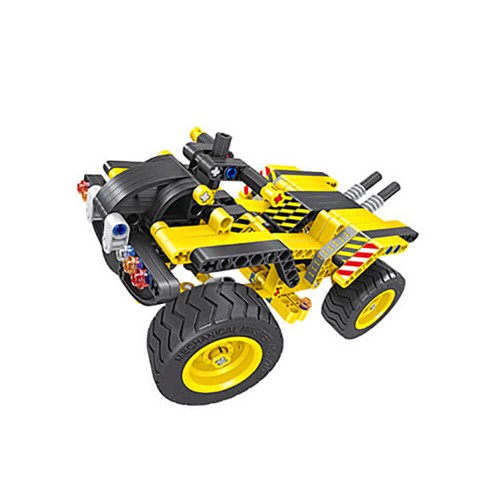 Mechanical Master: 2 in 1 Construction Timber Grab & Dune Buggy - 301pcs