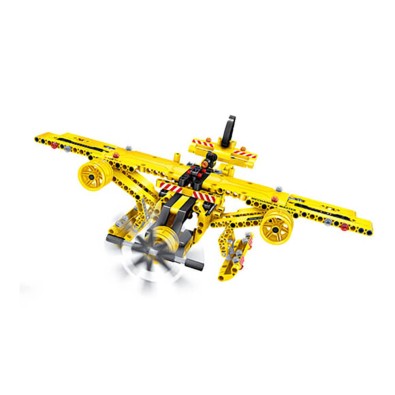 Mechanical Master: 2 in 1 Construction Dump Truck & Plane - 361pcs