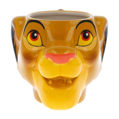 Simba Head Ceramic Dolomite 3d Mug 14 Oz Simba Head Ceramic Dolomite 3d Mug 14 Oz