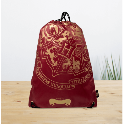 Harry Potter: Τσάντα Πλάτης με κορδόνια Black - Crest & Customise Harry Potter: Τσάντα Πλάτης με κορδόνια Black - Crest & Customise