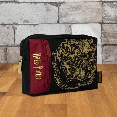 Harry Potter: Multi Pocket Pencil Case - Crest &  Customise Harry Potter: Multi Pocket Pencil Case - Crest &  Customise