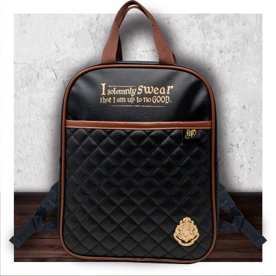 Harry Potter: Quilted Σακίδιο Πλάτης - Black & Tan Harry Potter: Quilted Σακίδιο Πλάτης - Black & Tan