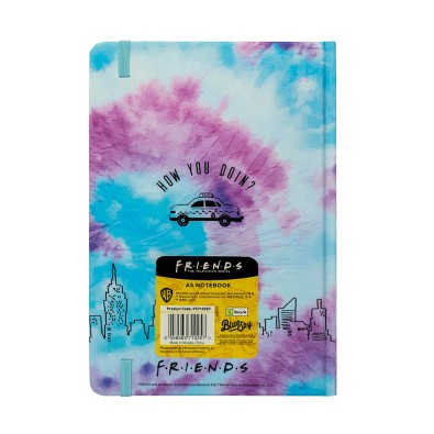 Friends: Σημειωματάριο A5 με λάστιχο Purple - Tie Dye Friends: Σημειωματάριο A5 με λάστιχο Purple - Tie Dye