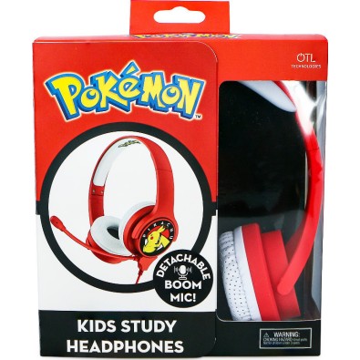 OTL Pokémon Kids Interactive Ενσύρματα On Ear Παιδικά Ακουστικά Pikachu Red OTL Pokémon Kids Interactive Ενσύρματα On Ear Παιδικά Ακουστικά Pikachu Red