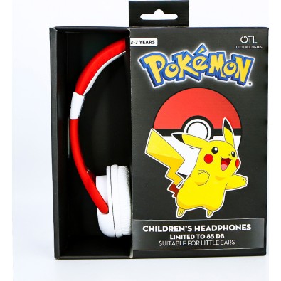 OTL Pokémon Pokéball Ενσύρματα On Ear Παιδικά Ακουστικά Πολύχρωμα OTL Pokémon Pokéball Ενσύρματα On Ear Παιδικά Ακουστικά Πολύχρωμα