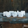 16mm Sharp Edge Silicone Rubber Poly Dice Set Glacial Debris