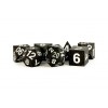 16mm Sharp Edge Silicone Rubber Poly Dice Set Gold Scatter
