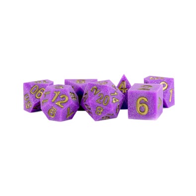 16mm Sharp Edge Silicone Rubber Poly Dice Set Regal Ricochet