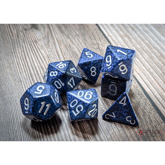 Chessex Speckled Polyhedral 7-Die Set - Stealth