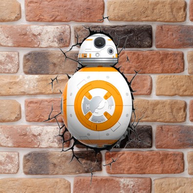 Star Wars: BB-8 - 3D Φωτιστικό Τοίχου Star Wars: BB-8 - 3D Φωτιστικό Τοίχου