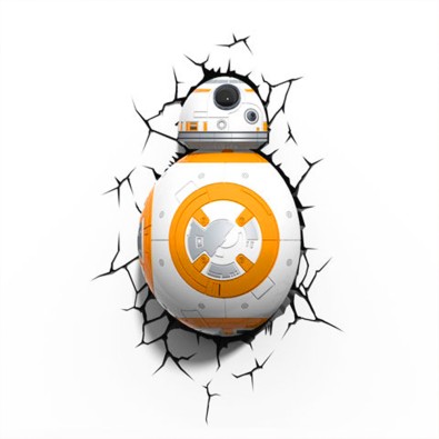 Star Wars: BB-8 - 3D Φωτιστικό Τοίχου Star Wars: BB-8 - 3D Φωτιστικό Τοίχου