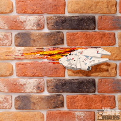 Star Wars: Millenium Falcon - 3D Φωτιστικό Τοίχου