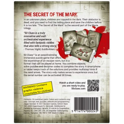 50 Clues Maria Part 2: The Secret of the Mark 50 Clues Maria Part 2: The Secret of the Mark