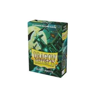 Dragon Shield Small Sleeves - Japanese Matte Olive (60 Sleeves)