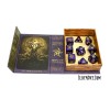 Astral Elder Sign Dice - Mystic Purple Polyhedral Set