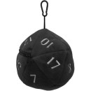 UP - D20 Plush Dice Bag - Black