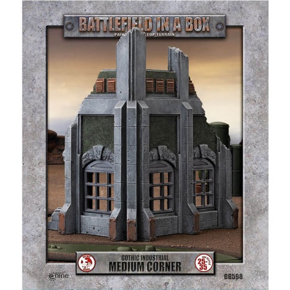 Battlefield In A Box: Gothic Industrial Ruins - Medium Corner