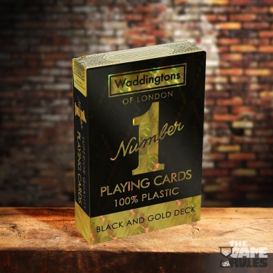 Waddingtons No.1 - Black And Gold Deck Τράπουλα