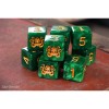 Brand of Cthulhu Dice Drowned Green d6 set