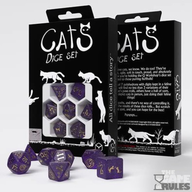 CATS Dice Set: Purrito (Set of 7)