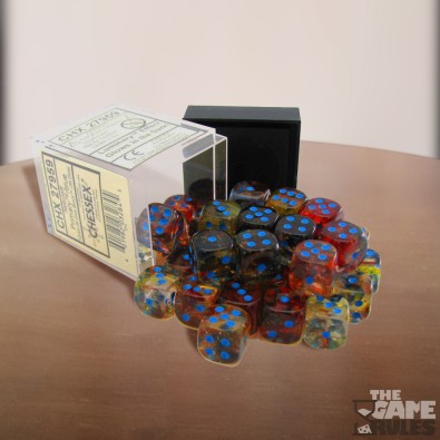 Nebula d6 Primary/blue Luminary Dice Block (36 dice)