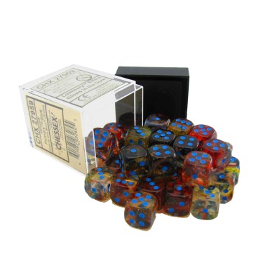 Nebula d6 Primary/blue Luminary Dice Block (36 dice)