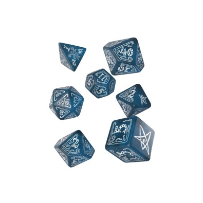 Call of Cthulhu 7th Edition - Abyssal & White Dice Set (7)