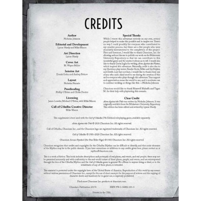 Call of Cthulhu RPG - Alone Against the Tide Call of Cthulhu RPG - Alone Against the Tide