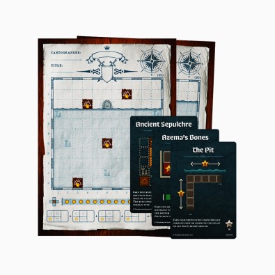 Cartographers Map Pack 3: Undercity – Depths of Sabek (Exp) Cartographers Map Pack 3: Undercity – Depths of Sabek (Exp)