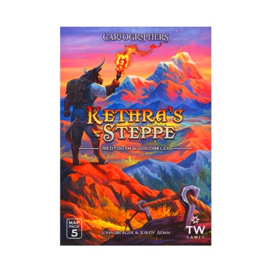 Cartographers Map Pack 5: Kethra's Steppe (Exp)  Cartographers Map Pack 5: Kethra's Steppe (Exp)